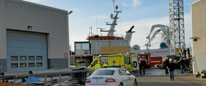 Massiv udrykning til Karstensens Skibsværft