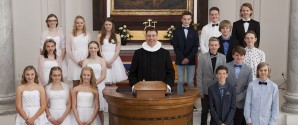 7y fra Skagen Skole konfirmeret
