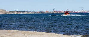 Det blev heldigvis bare en tur til stranden