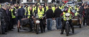 Mortens motorcykel på vej mod København