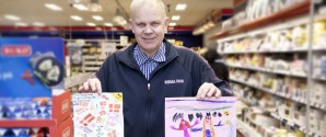Lilly og Alma vandt tegnekonkurrence i Rema 1000