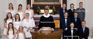 Dagens andet hold elever konfirmeret