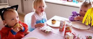 De private dagplejere holdt fastelavnsfest