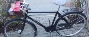 Hvem har sat sin cykel i mit skur tirsdag eftermiddag? OPD.