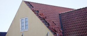 Lynnedslag i hus på Thorsvej