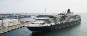 Queen Elizabeth afgår ca. kl. 17.30