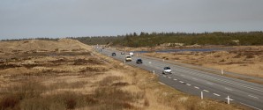 Transportministeren kiggede på landevej