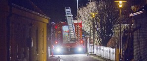 Natlig skorstensbrand på Østre Strandvej