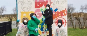 Graffiti maling på Brovandeskolen