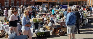 Forårsbasar på Kappelborg torvet
