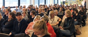 Fuld hus til SIND’s foredrag “Børn med angst” i Arena Nord mandag aften.