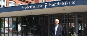 Reception for ny direktør på handelsskolen
