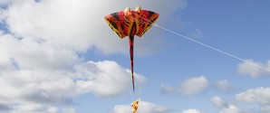 Søndagstur med drager i Råbjerg Mile