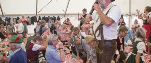 Super fest i teltet ved Bryghuset