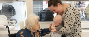 Babysalmesang på Plejecenteret blev en succes
