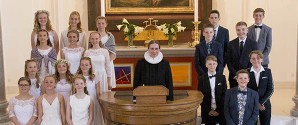 Så er årets sidste konfirmation i gang