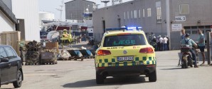 Ulykke på Karstensens Skibsværft OPD.