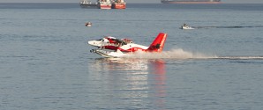 Den første vandflyver er landet i Skagen Havn