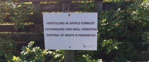 Der er nogen der ikke læser skiltet !