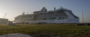 Krydstogtskib anløbet med 16203 passagerer