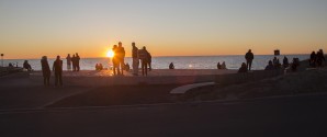 Solnedgang med respekt for hinanden