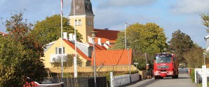 Brand i tørretumbler på Skovvej