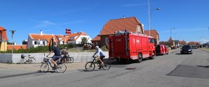 Ukrudtsbrænder antændte ildebrand