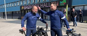 Samlede 180.300 kroner ind på cykeltur fra Skagen til Brøndby Hallen