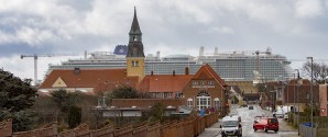 Et af verdens største krydstogtskibe er anløbet Skagen Havn