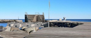 Aktivitetsbro, sauna og havnebad i Aalbæk Havn