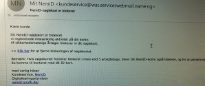 Pas på! Falsk Nem-ID mail i omløb