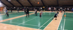 Kæmpe succes med badminton og pizza