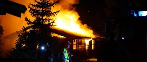 Brand i sommerhus på Mågevej