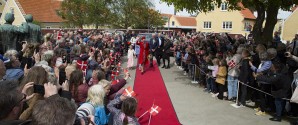Dronningen har været i Skagen i dag