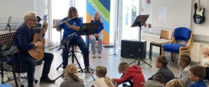 Elever i 3. klasse har hørt musik og mødt underviserne på Musikskolen