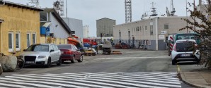 Mand faldt otte meter ned i tanken på et skib OPD.