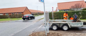 Bomme skal sikre den nye cykelsti