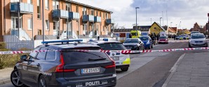 Politiet har været massivt til stede på Corasvej OPD