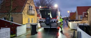 Al affaldsindsamling er indstillet i dag