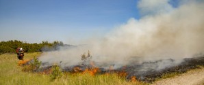 Naturbrand på Hulsig Hede