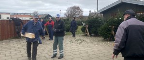 Spejderne på Markvej klar til årets juletræssalg