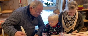 Bedsteforældredag i Børnehaven Mattisborgen