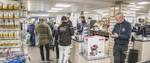 Gode tilbud og god stemning – trods vejret
