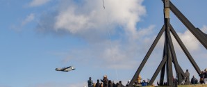 Hercules i luften over Skagen