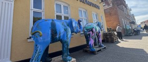 Tre elefanter er flyttet ind i Skagen