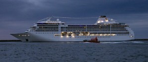 Seven Seas Mariner på sit første besøg i Skagen