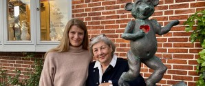 Stjålet skulptur fundet – “Hjerte Bjørn” vender hjem til Bamsemuseet