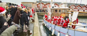 Julemandens ankomst spredte julestemning i Skagen