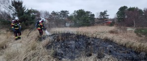 Naturbrand ved Guldmajssøen
