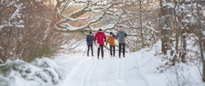 Så er der lavet skispor ved Vestre Opsyn – OPD. med kort